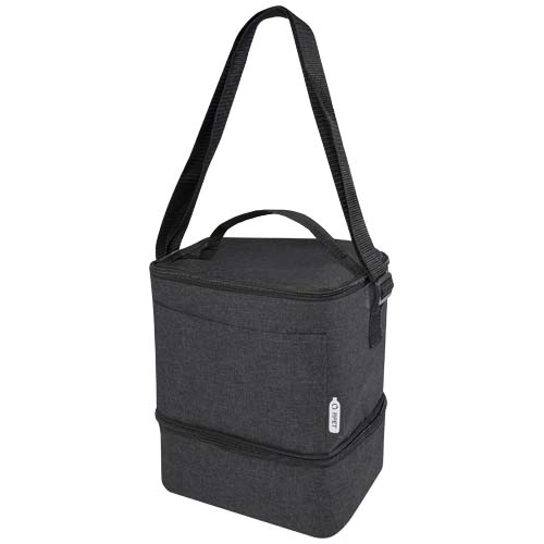 Sac-repas isotherme personnalisé RPET 9 canettes Tundra Heather Charcoal